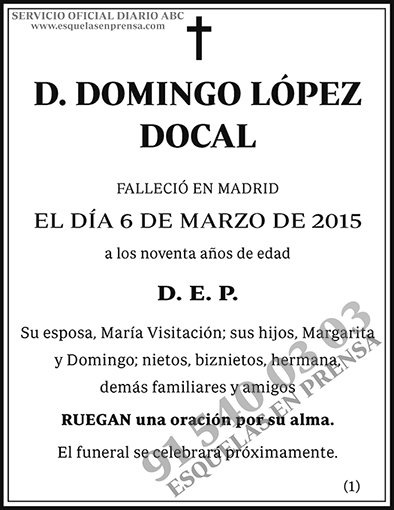 Domingo López Docal